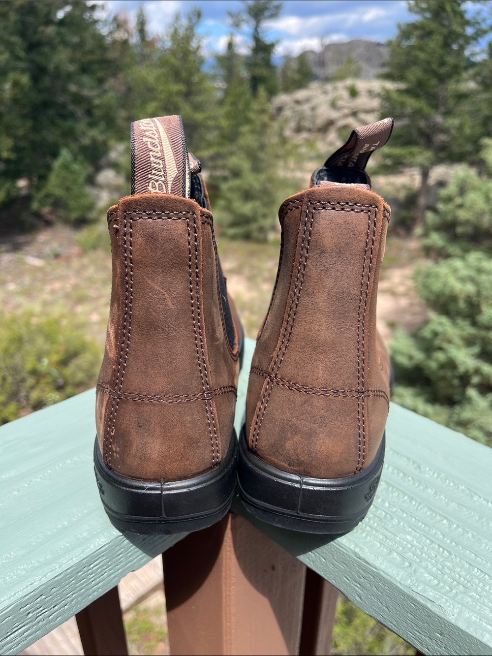 Blundstone Women's Classics Chelsea Boots #1609 in Antique Brown AU4.5 USW7.5 - Picture 5 of 10